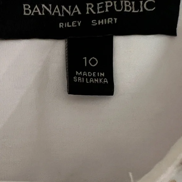 Banana Republic Riley Shirt Button Down Blouse 10 - Picture 8 of 9